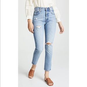 Great condition! Levi’s 501 Skinny Distressed Jeans in Can’t Touch This. Size 27